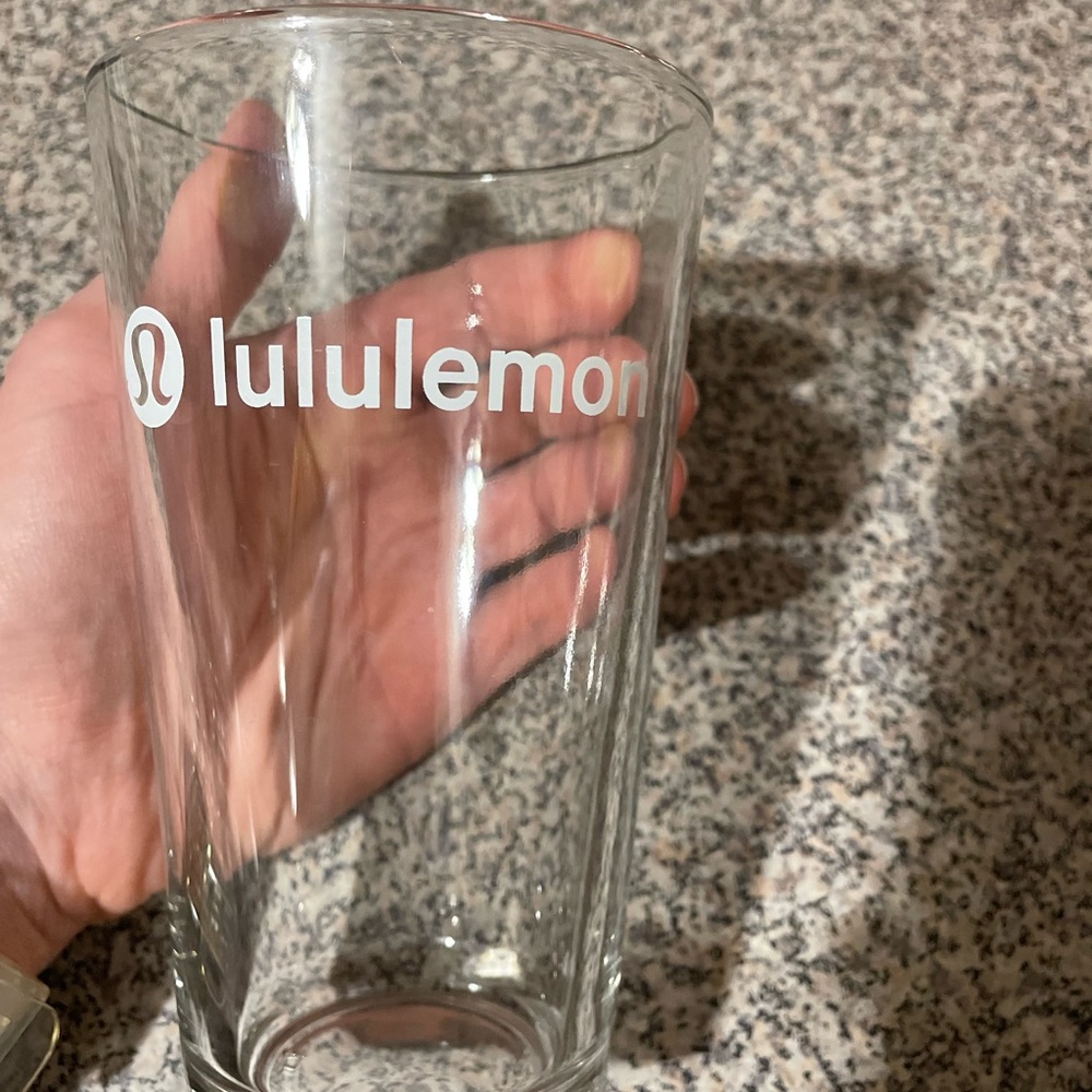 *RARE* Lululemon branded Pint Glass EUC!